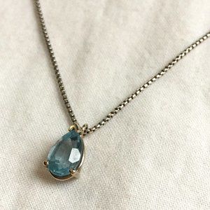 Aquamarine pendant necklace NWOT